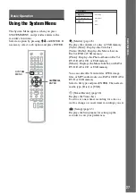 Preview for 27 page of Sony RDR-GX380 Operating Instructions Manual