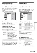 Preview for 69 page of Sony RDR-GX380 Operating Instructions Manual