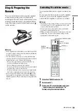 Preview for 19 page of Sony RDR-GXD310 Operating Instructions Manual