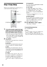 Preview for 22 page of Sony RDR-GXD310 Operating Instructions Manual