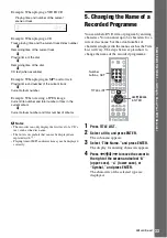 Preview for 33 page of Sony RDR-GXD310 Operating Instructions Manual