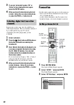 Preview for 42 page of Sony RDR-GXD310 Operating Instructions Manual