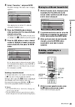 Preview for 43 page of Sony RDR-GXD310 Operating Instructions Manual