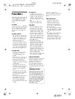 Preview for 3 page of Sony RDR-GXD500 Operating Instructions Manual