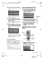 Preview for 43 page of Sony RDR-GXD500 Operating Instructions Manual