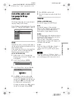 Preview for 77 page of Sony RDR-GXD500 Operating Instructions Manual