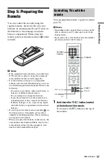 Preview for 17 page of Sony RDR-HX520 Operating Instructions Manual