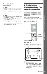 Preview for 31 page of Sony RDR-HX520 Operating Instructions Manual