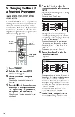 Preview for 34 page of Sony RDR-HX520 Operating Instructions Manual