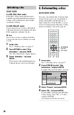 Preview for 38 page of Sony RDR-HX520 Operating Instructions Manual