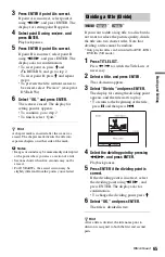 Preview for 65 page of Sony RDR-HX520 Operating Instructions Manual