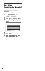 Preview for 96 page of Sony RDR-HX520 Operating Instructions Manual