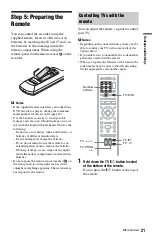 Preview for 21 page of Sony RDR-HX525 Operating Instructions Manual