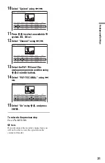 Preview for 31 page of Sony RDR-HX525 Operating Instructions Manual