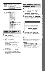 Preview for 41 page of Sony RDR-HX525 Operating Instructions Manual