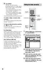 Preview for 56 page of Sony RDR-HX525 Operating Instructions Manual