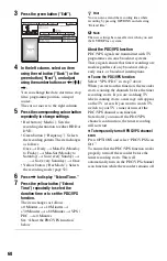 Preview for 60 page of Sony RDR-HX525 Operating Instructions Manual