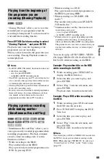 Preview for 69 page of Sony RDR-HX525 Operating Instructions Manual