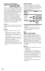 Preview for 84 page of Sony RDR-HX525 Operating Instructions Manual