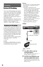 Preview for 88 page of Sony RDR-HX525 Operating Instructions Manual