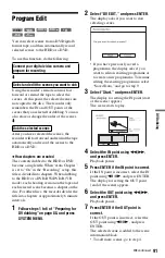 Preview for 91 page of Sony RDR-HX525 Operating Instructions Manual