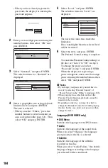 Preview for 104 page of Sony RDR-HX525 Operating Instructions Manual