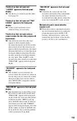 Preview for 113 page of Sony RDR-HX525 Operating Instructions Manual