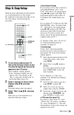 Preview for 23 page of Sony RDR-HX750 Operating Instructions Manual