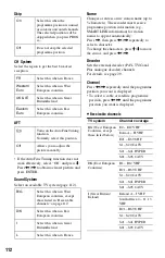 Preview for 112 page of Sony RDR-HX750 Operating Instructions Manual