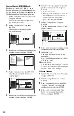 Preview for 122 page of Sony RDR-HX750 Operating Instructions Manual