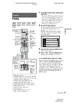 Preview for 57 page of Sony RDR-HX910 Operating Instructions Manual