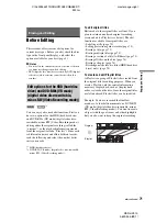 Preview for 71 page of Sony RDR-HX910 Operating Instructions Manual