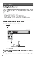 Preview for 12 page of Sony RDR-HXD760 Operating Instructions Manual