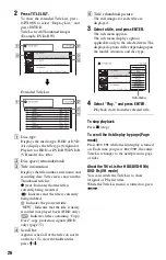 Preview for 26 page of Sony RDR-HXD760 Operating Instructions Manual