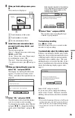 Preview for 79 page of Sony RDR-HXD760 Operating Instructions Manual