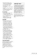 Preview for 3 page of Sony RDR-VX410 Operating Instructions Manual