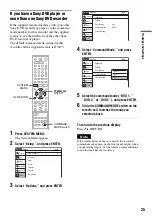 Preview for 25 page of Sony RDR-VX410 Operating Instructions Manual