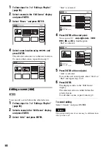 Preview for 68 page of Sony RDR-VX410 Operating Instructions Manual