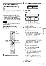 Preview for 79 page of Sony RDR-VX410 Operating Instructions Manual