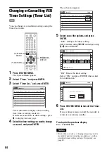 Preview for 84 page of Sony RDR-VX410 Operating Instructions Manual