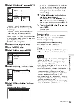 Preview for 95 page of Sony RDR-VX410 Operating Instructions Manual