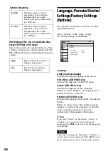 Preview for 106 page of Sony RDR-VX410 Operating Instructions Manual