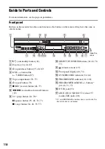 Preview for 118 page of Sony RDR-VX410 Operating Instructions Manual