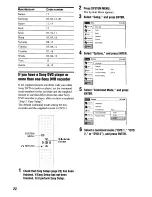 Preview for 22 page of Sony RDR VX555 - DVDr/ VCR Combo Operating Instructions Manual