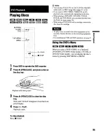 Preview for 35 page of Sony RDR VX555 - DVDr/ VCR Combo Operating Instructions Manual