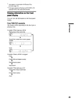 Preview for 45 page of Sony RDR VX555 - DVDr/ VCR Combo Operating Instructions Manual