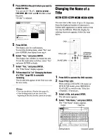 Preview for 60 page of Sony RDR VX555 - DVDr/ VCR Combo Operating Instructions Manual