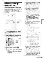 Preview for 67 page of Sony RDR VX555 - DVDr/ VCR Combo Operating Instructions Manual