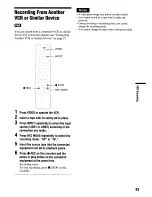 Preview for 83 page of Sony RDR VX555 - DVDr/ VCR Combo Operating Instructions Manual