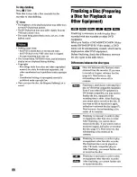 Preview for 88 page of Sony RDR VX555 - DVDr/ VCR Combo Operating Instructions Manual